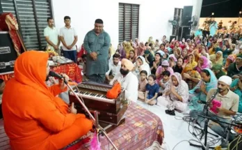 Harjot Singh Bains attended a religious function at village Saini Majra.