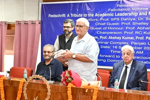 Panjab University launches 'FestShrift: A Tribute to the Academic Leadership and Mentorship of Prof. Bhim S. Dahiya'