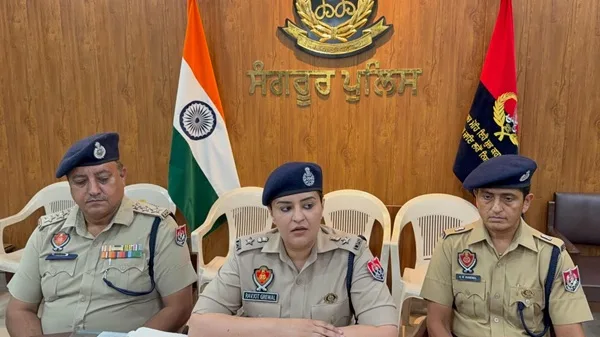The person who attempted suicide outside DC office Sangrur is a habitual criminal, facing 9 criminal cases: SSP Dr. Ravjot Grewal
