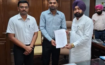 Revenue Minister Hardeep Singh Mundian distributes appointment letters to 3 new clerks