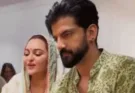 Sonakshi Sinha and Zaheer Iqbal arrive at Arpita Khan Sharma's house on the auspicious occasion of Ganesh Chaturthi