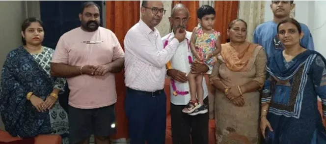 Two and a half year old Navyanshi from Haryana has a bright future, wins SUV in mega draw