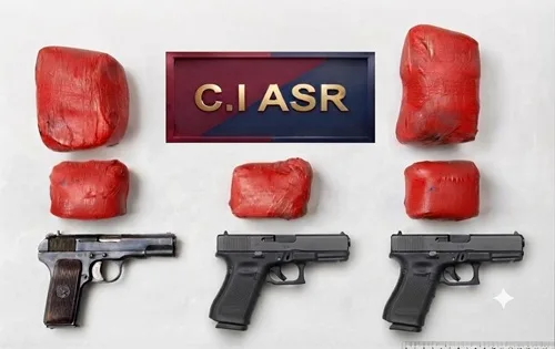 Two persons associated with cross-border smuggling module arrested in Amritsar with 5 kg ICE and 3 modern pistols