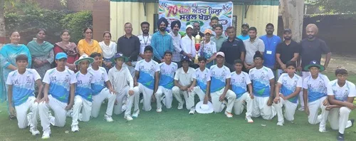 In the Under-14 Cricket, Patiala team defeated Ludhiana by 8 runs to become the champion.