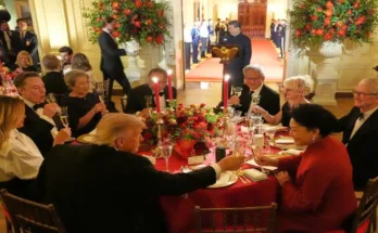 US President Donald Trump gifts Xi Jinping with a Bald Eagle statue
