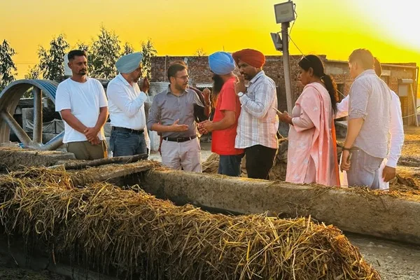 Additional Deputy Commissioner visits cardboard factory in village Bhaini Jassa
