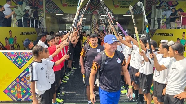Asian hockey teams receive warm welcome in Jalandhar ahead of Champions Trophy