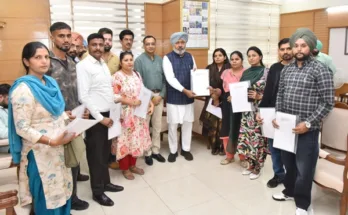 Bhagwant Mann government distributes appointment letters to 9 candidates on compassionate grounds in the Transport Department