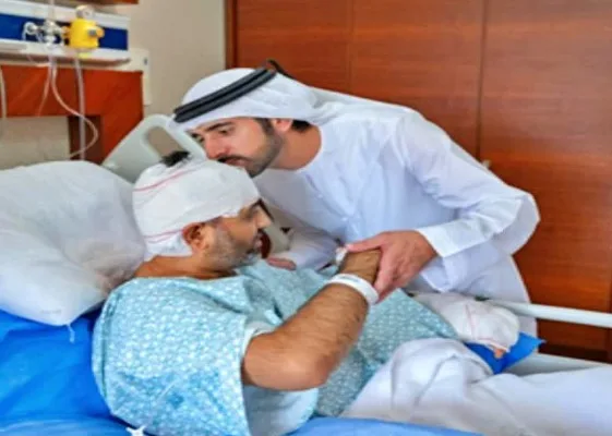 Brave Indian pilot Samit Machhar meets Dubai Crown Prince