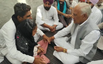 Cabinet Minister Barinder Kumar Goyal visited the homes of the families of the victims of the Alisher accident.