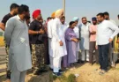 Cabinet Minister Dr. Baljit Kaur arrived in Malout constituency to assess the damage to the paddy crop due to rain and hailstorm.