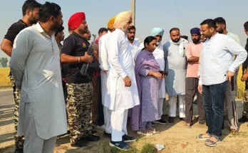 Cabinet Minister Dr. Baljit Kaur arrived in Malout constituency to assess the damage to the paddy crop due to rain and hailstorm.