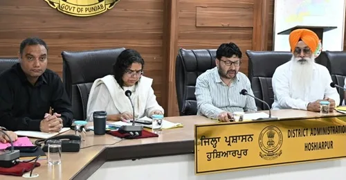 Cabinet Minister Dr. Ravjot Singh reviewed the progress of development works in Sham Churasi constituency.