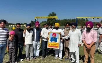 Cabinet Minister Harjot Singh Bains inaugurated various development works including the Chief Minister's Playground built at a cost of Rs. 46 lakhs in village Gajpur Bela.