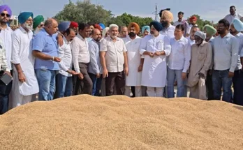 Cabinet Minister Lal Chand Kataruchak reviewed the paddy procurement arrangements in Faridkot