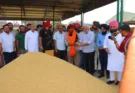 Cabinet Minister Lal Chand Kataruchak reviewed the procurement of paddy at Raiya Mandi
