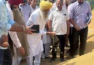 Cabinet Minister S. Khudiyan inaugurated the government procurement of paddy at Mandi Killianwali.