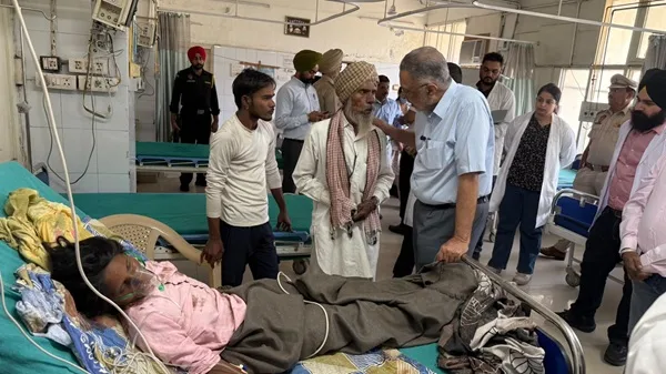 Cabinet Ministers Barinder Kumar Goyal and Dr. Balbir Singh inquired about the condition of the injured in the accident.