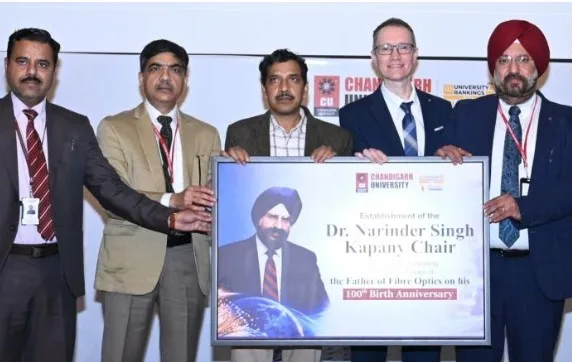 Chandigarh University, Gharuan, has taken a historic initiative to commemorate the 100th birth anniversary of the great Indian-American scientist Dr. Narinder Singh Kapani.