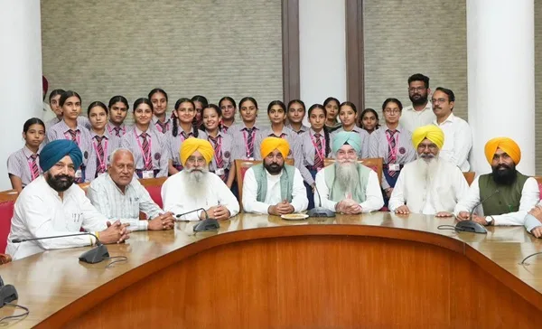 Chief Minister Bhagwant Singh Mann encouraged them to dream big.