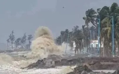 Cyclone 'Arnab' wreaks havoc in Andhra Pradesh