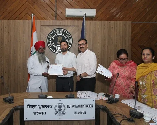 Deputy Commissioner honours Panchayats for their commendable performance in eradicating TB