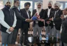 District and Sessions Judge S. Harjit Singh Khalsa was formally welcomed by the District Bar Association.
