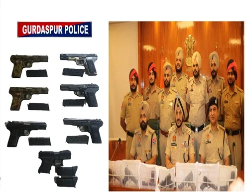 Four persons including three Uttarakhand residents arrested; seven modern pistols recovered