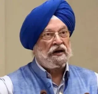 Hardeep Singh Puri filed his nomination papers as the Bharatiya Janata Party candidate for the Rajya Sabha by-election from Madhya Pradesh on Saturday.