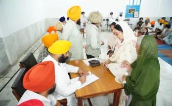 Harjot Bains continues to meet people to resolve their problems.