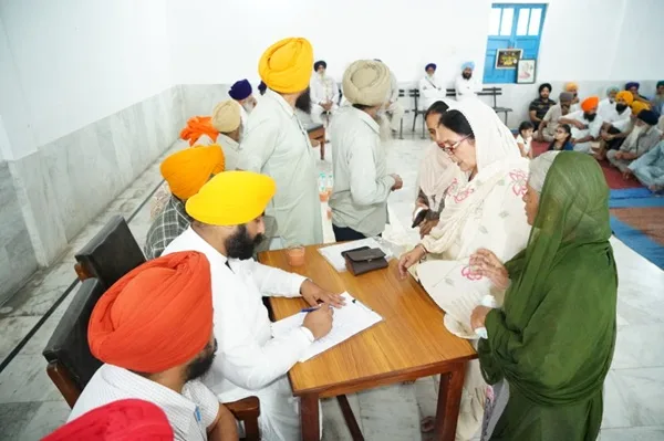 Harjot Bains continues to meet people to resolve their problems.