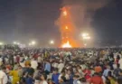 A historic and supernatural sight was witnessed in Panchkula, Haryana on the holy festival of Dussehra (Vijayadashami).