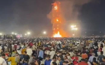A historic and supernatural sight was witnessed in Panchkula, Haryana on the holy festival of Dussehra (Vijayadashami).