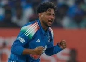 Indian spinner Kuldeep Yadav creates history, completes 200 wickets in ODI cricket