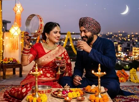 Karva Chauth, the most sacred and important festival of the married couple, is celebrated with great devotion and pomp throughout the country.