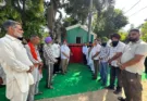 MLA Dinesh Chadha laid the foundation stone of a sewerage project costing Rs. 1.17 crore.