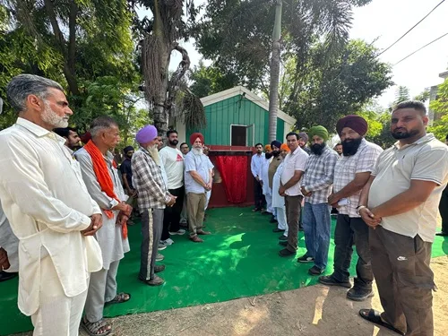 MLA Dinesh Chadha laid the foundation stone of a sewerage project costing Rs. 1.17 crore.