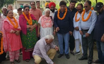 MLA Jimpa inaugurated 6 streets built at a cost of Rs 14 lakh in Ward No. 7
