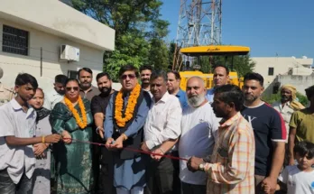 MLA Jimpa inaugurated sewerage work in Om Nagar, Purhiran