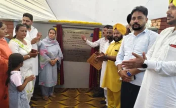 MLA Narinder Kaur Bharaj lays foundation stone of irrigation project worth Rs. 166.98 lakhs in village Haredi