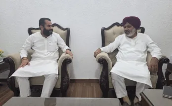 MLA Narinderpal Singh Sawna met Finance Minister Harpal Singh Cheema and informed him about the problem of the market.