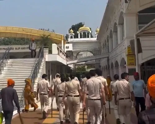 Modi's Delhi Police entered Gurdwara Bangla Sahib wearing shoes and bare head, violating the sanctity of the Guru Ghar: Kultar Singh Sandhwan
