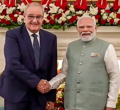 Prime Minister Narendra Modi held a high-level and comprehensive meeting with Swiss President Guy Parmelin
