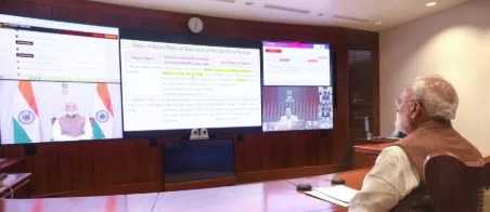 Prime Minister Narendra Modi reviews infrastructure projects worth Rs 16,000 crore in 'Pragati' meeting