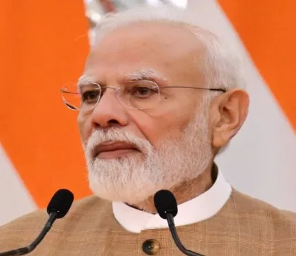 Prime Minister Narendra Modi targets opposition Congress