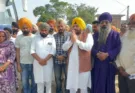 Public Works Minister Harbhajan Singh ETO flags off the 64th pilgrimage bus from Jandiala Guru constituency