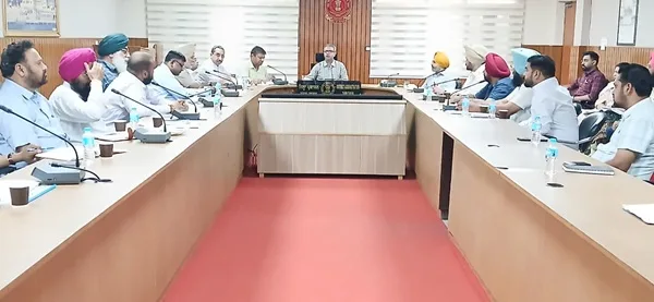 Road safety measures reviewed during the District Level Road Safety Committee meeting