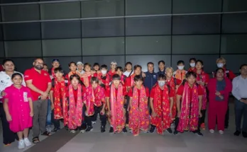 South Korean men's hockey team receives warm welcome at Mohali airport with dhol, bhangra and phulkari