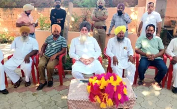 Speaker S. Kultar Singh Sandhwan gave a grant of Rs. 10 lakh for the site of Baba Masit