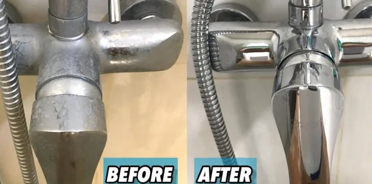 Tips: Is there a white coating on the bathroom's steel pipes?